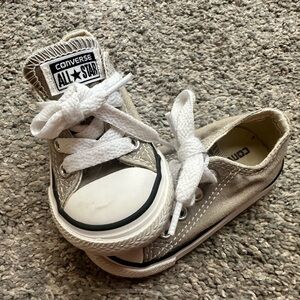 Baby Tan Converse